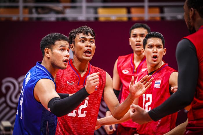 Timnas voli putra Thailand gagal melangkah ke babak semifinal Asian Games 2022 usai kalah dari Iran