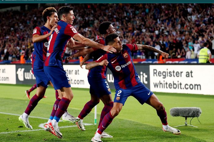 Barcelona sukses memetik kemenangan dramatis atas Celta Vigo dengan skor 3-2 pada jornada ke-6 Liga Spanyol 2023-2024.
