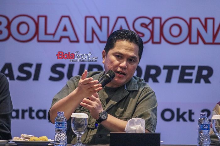 Ketua Umum PSSI, Erick Thohir, optimistis timnas U-17 Indonesia bakal bisa melaju hingga babak 16 besar di Piala Dunia U-17 2023.