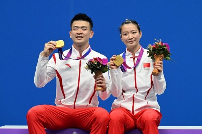 Pasangan ganda campuran China, Zheng Si Wei/Huang Ya Qiong menangi medali emas Asian Games 2022