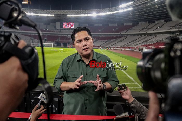 Ketua Umum PSSI, Erick Thohir, mengaku puas dengan Shin Tae-yong yang memimpin timnas Indoensia, tetapi ia bertekad fokus memperbaiki semua sepak bola Tanah Air.