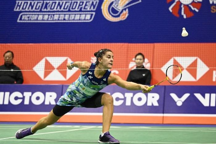 Pebulu tangkis tunggal putri Spanyol, Carolina Marin, membahas kemenangannya atas penjegal Gregoria Mariska Tunjung, Akane Yamaguchi di final All England Open 2024.