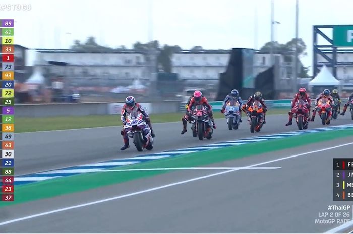 Hasil MotoGP Thailand 2023 - Jorge Martin Tak Ada Obat, Sajikan Tikung-Menikung Dramatis di 5 Lap Terakhir 3jpg 20231029030602