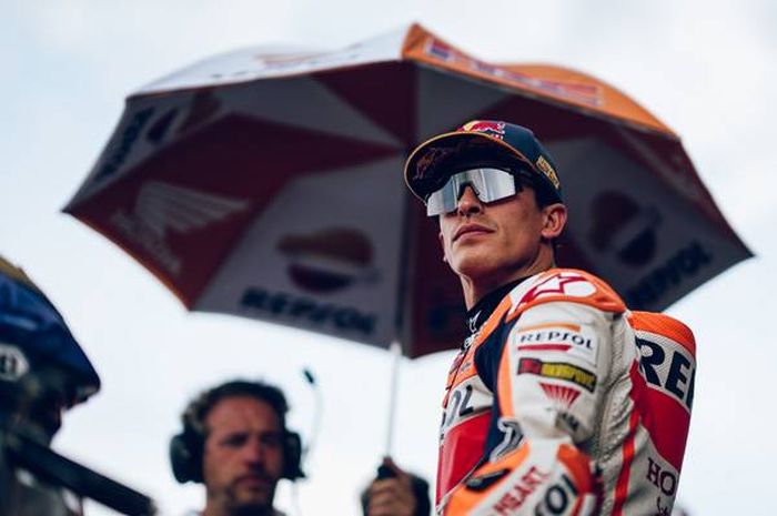 Pembalap Repsol Honda, Marc Marquz pada MotoGP Thailand 2023