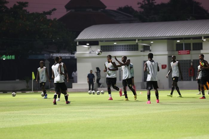 Timnas U-17 Mali saat menjalani latihan jelang Piala Dunia U-17 2023, di Solo.