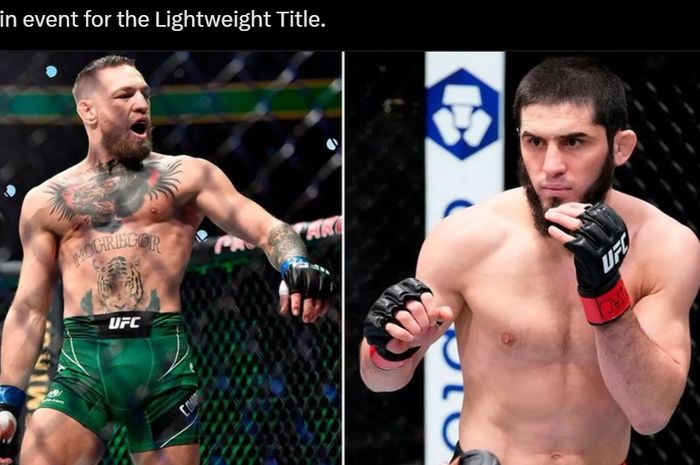 Conor McGregor Pengecualian, Islam Makhachev Jangan Harap Dapat Jalur Kilat Jadi Juara 2 Divisi