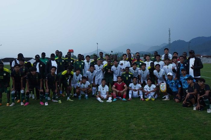 Pertandingan Uji Coba Akademi Persib vs Senegal U-17