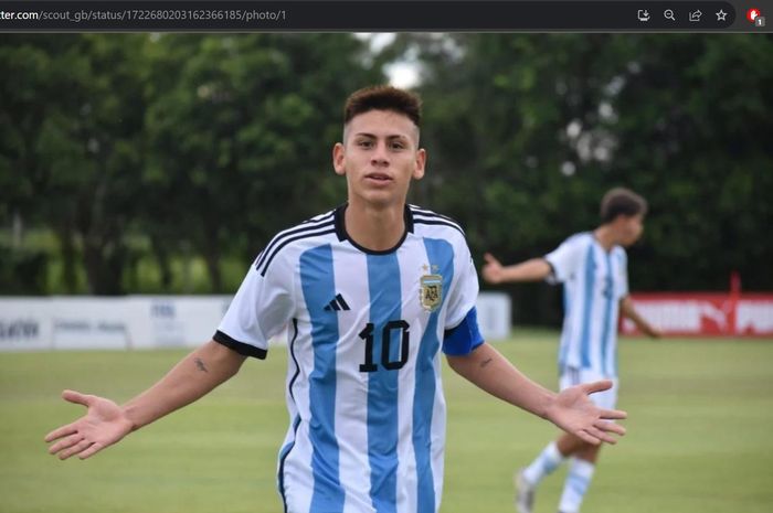 Bintang timnas U-17 Argentina, Claudio Echeverri.