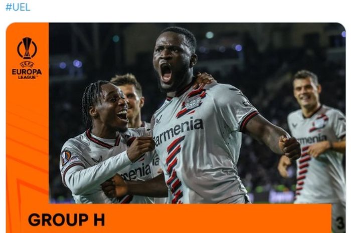 Bayer Leverkusen menyapu bersih 4 laga pertama Grup H Liga Europa 2023-2024 dengan kemenangan.