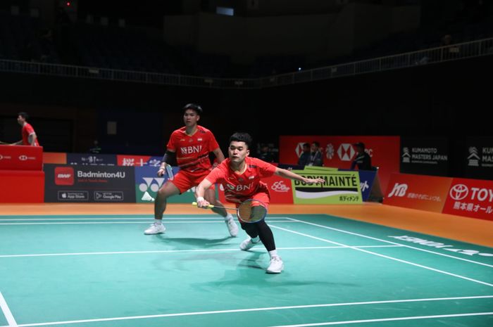 Ganda putra Indonesia, Leo Rolly Carnando/Daniel Marthin yang juga belum beruntung karena kalah pada babak perempat final China Masters 2023.