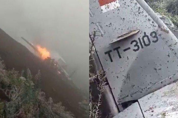 Pesawat TNI AU jatuh di Pasuruan