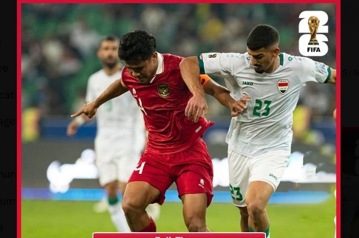 Timnas Indonesia kalah 1-5 saat bertandang ke markas timnas Irak pada duel pembuka fase grup Kualifikasi Piala Dunia 2026 Zona Asia (16/11/2023).
