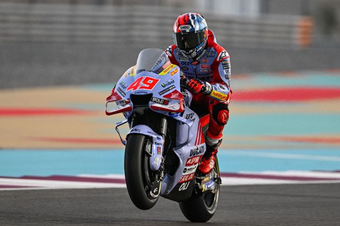 Pembalap Gresini Racing, Fabio Di Giannantonio akui sempat merasa marah sebelum juarai MotoGP Qatar 2023