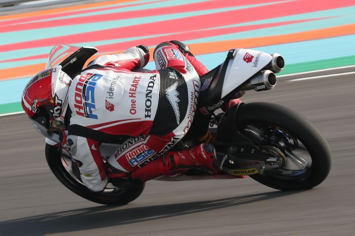 Ada hal yang bisa dimanfaatkan Mario AJi pada Moto3 Valencia 2023.