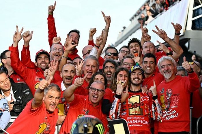 Pembalap Ducati, Francesco Bagnaia bisa juarai MotoGP 2023 lebih cepat.