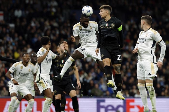 Napoli berhasil lolos ke babak 16 besar setelah raih hasil imbang melawan Real Madrid, Kamis (30/11/2023)