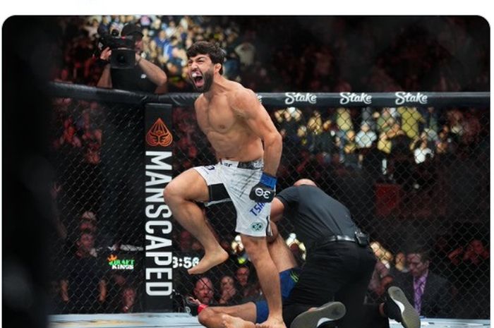 Derbi korban Islam Makhachev di UFC 300 yang mempertemukan Arman Tsarukyan (di foto) lawan Charles Oliveira dapat label paling menarik.
