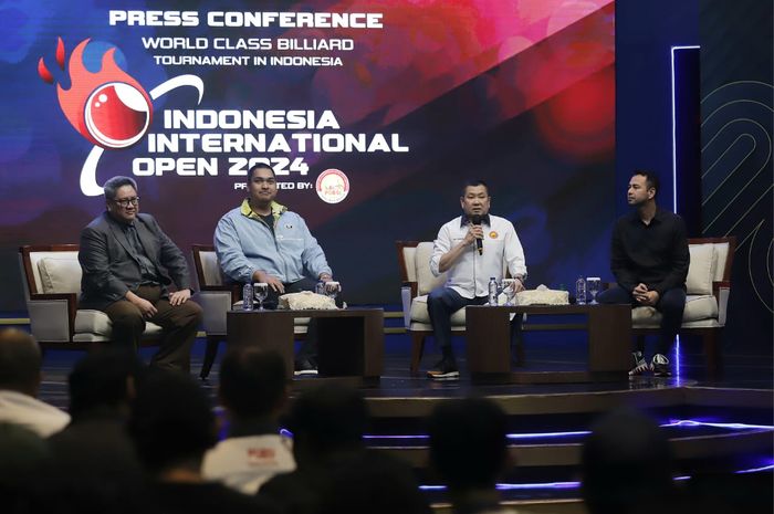 Konferensi Pers Indonesia International Open 2024 yang diadakan di Kebon Sirih, kawasan Jakarta Pusat, Selsa (05/12/2023).