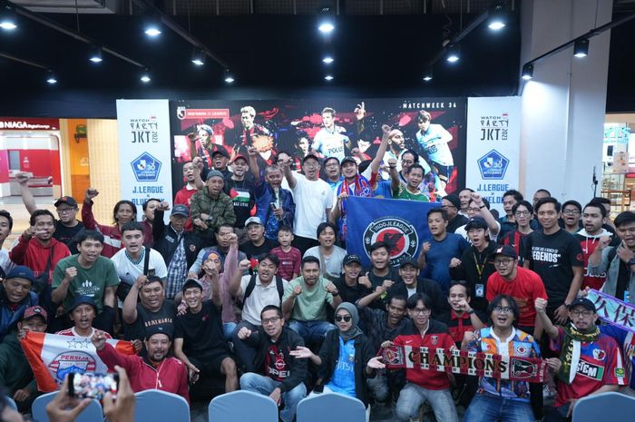 Acara J.League Watch Party di Indonesia berlangsung meriah pada Minggu, 3 Desember 2023, di AEON Tanjung Barat, Jakarta Selatan.