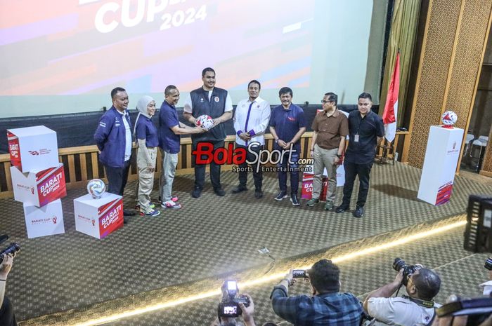 Peresmian Barati Cup 2024 di Kantor Kemenpora, Senayan, Jakarta, Selasa (19/12/2023).
