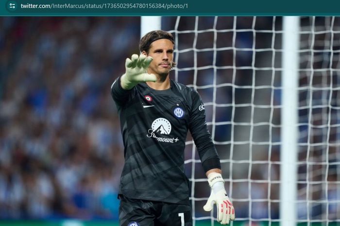 Yann Sommer berhasil membawa Inter Milan menjadi tim paling sedikit kebobolan di Eropa untuk musim 2023-2024.