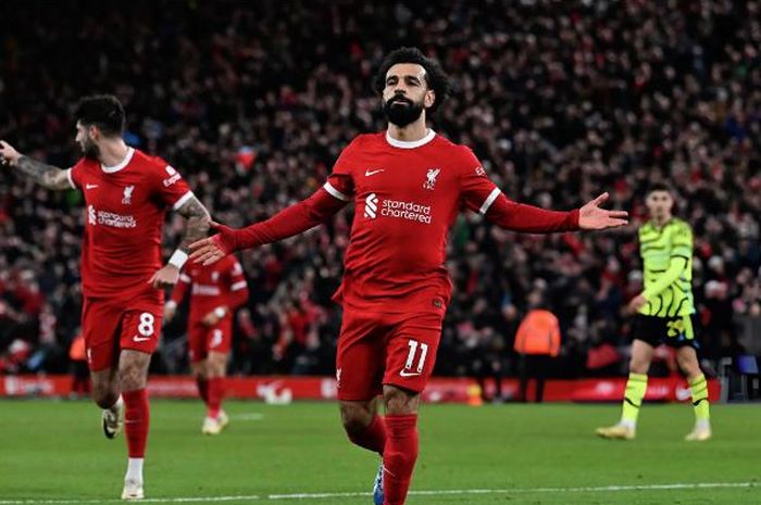 Hasil Liga Inggris – Mo Salah Sah Jadi Raja Anfield, Liverpool Dipaksa Arsenal Berbagi Poin