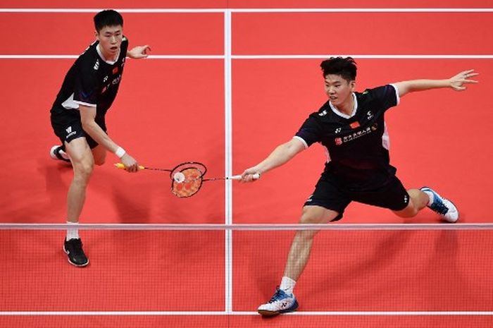 Pasangan ganda putra China, Liu Yu Chen/Ou Xuan Yi, gagal melaju ke babak kedua Malaysia Open 2024