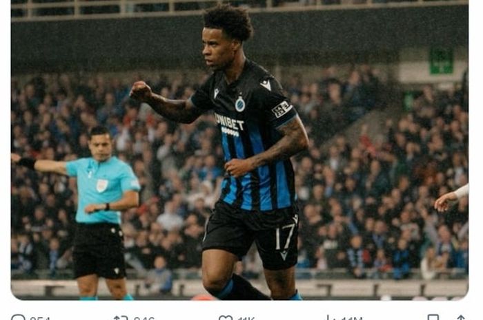 Tajon Buchanan merapat ke Inter Milan, si pelari cepat sekilat Kylian Mbappe datang dari Club Brugge jelang bursa transfer Januari.