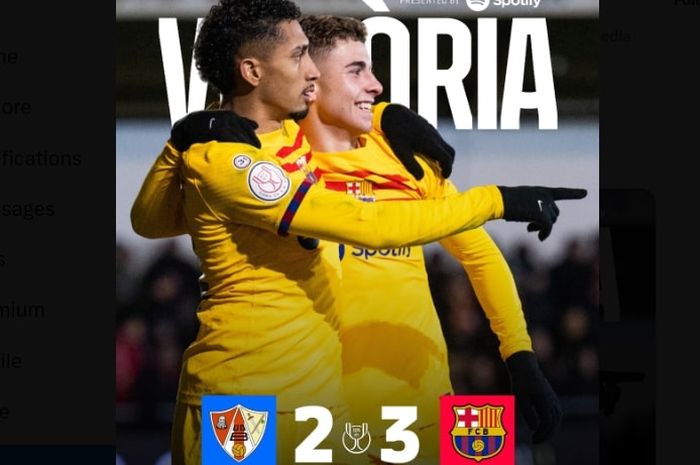 Hasil Copa del Rey - Barcelona Dibikin Repot Klub Divisi 4, Susul Real Madrid ke 16 Besar screenshot 2024 01 08 50736 am 20240108050949