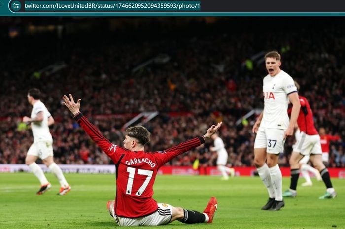 Manchester United bisa saja meraih kemenangan atas Tottenham Hotspur jika mendapat hadiah penalti saat Alejandro Garnacho dilanggar oleh Destiny Udogie.