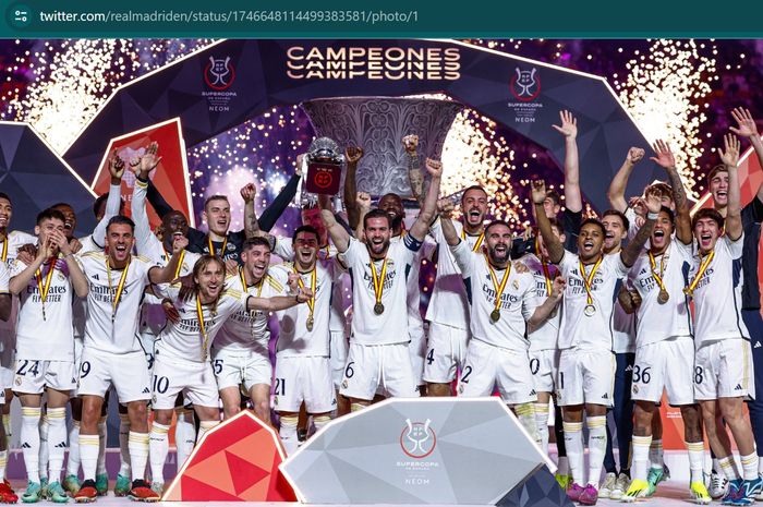 Piala Super Spanyol, Pembuka Jalan Real Madrid Panen Gelar di Musim