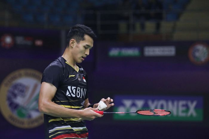 Tunggal putra Indonesia, Jonatan Christie berakhir tumbang di Indonesia Masters 2024