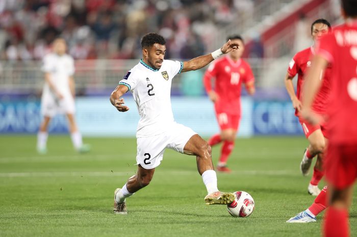 Penampilan Yakob Sayuri saat timnas Indonesia menang 1-0 atas Vietnam di Abdullah Bin Khalifa Stadium, dalam lanjutan laga grup D Piala Asia 2023, Jumat (19/1/2024).