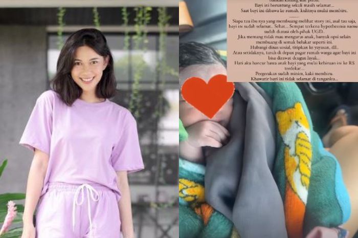 Kondisi bayi yang ditemukan Nana Mirdad