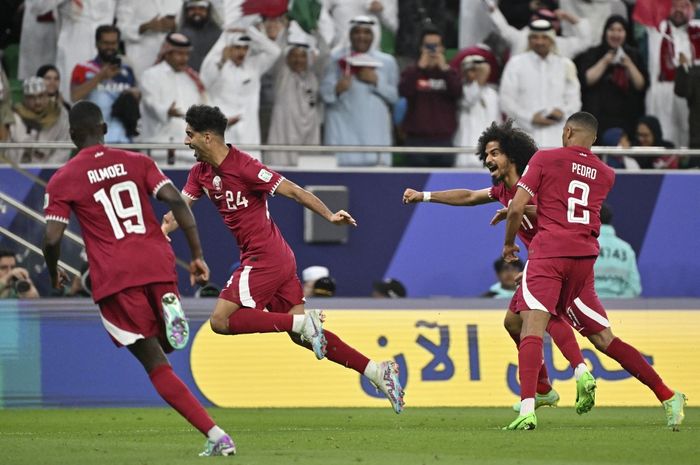 Timnas Qatar menatap final Piala Asia 2023 dengan tekad mempertahankan gelar dan meraih kesuksesan gelar back-to-back.