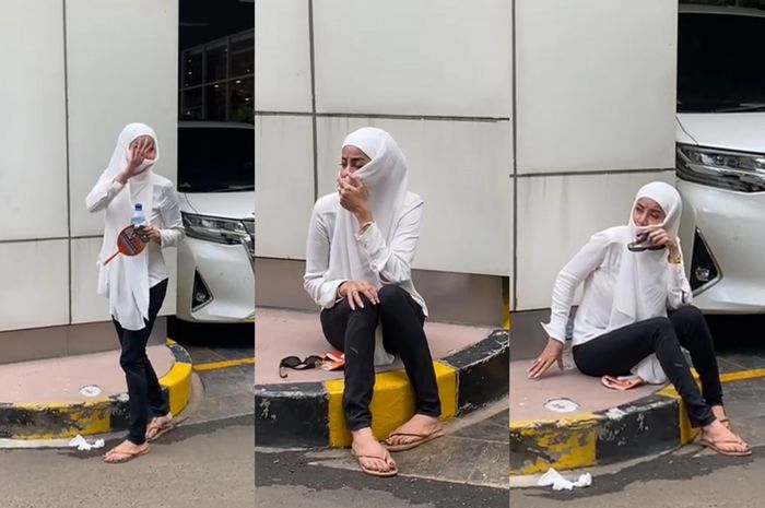 Olla Ramlan drop setelah isi acara di JIS, Sabtu (10/2/2024).