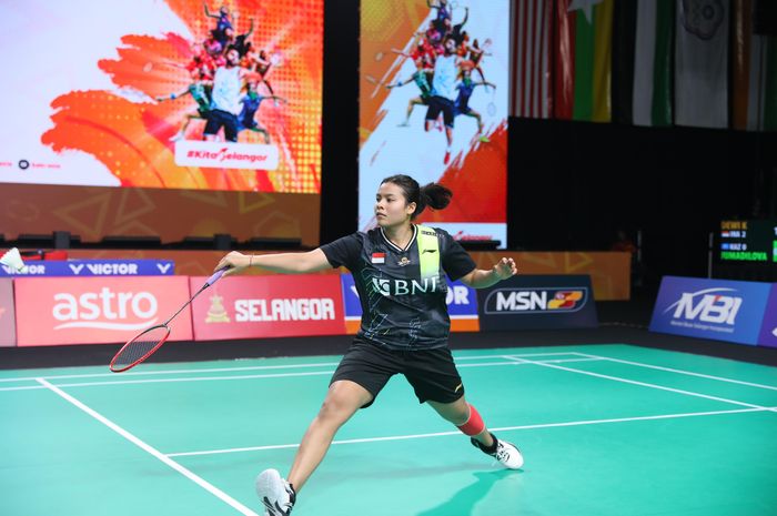 Penampilan Komang Ayu Cahya Dewi mengesankan saat membela Indonesia melawan Uganda pada penyisihan Grup C Uber Cup 2024