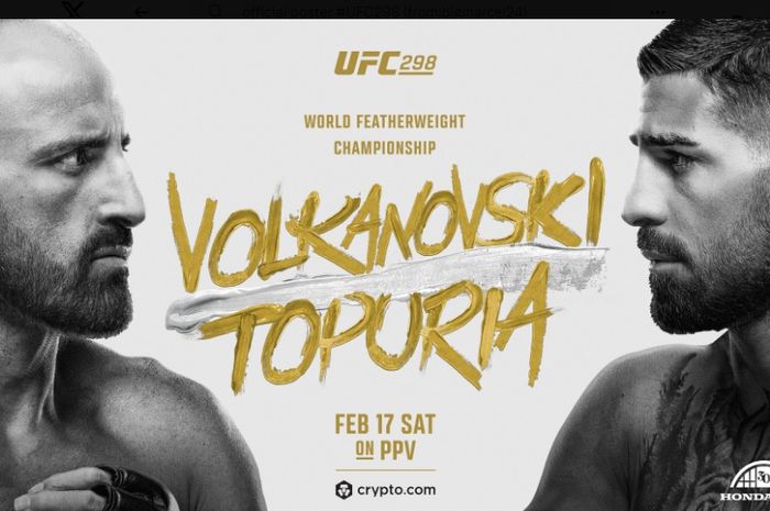 Korban islam Makhachev, Alexander Volkanovski tebar ancaman jelang duelnya di UFC 298 lawan Ilia Topuria.