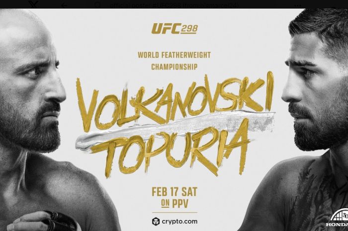 Korban islam Makhachev, Alexander Volkanovski tebar ancaman jelang duelnya di UFC 298 lawan Ilia Topuria.