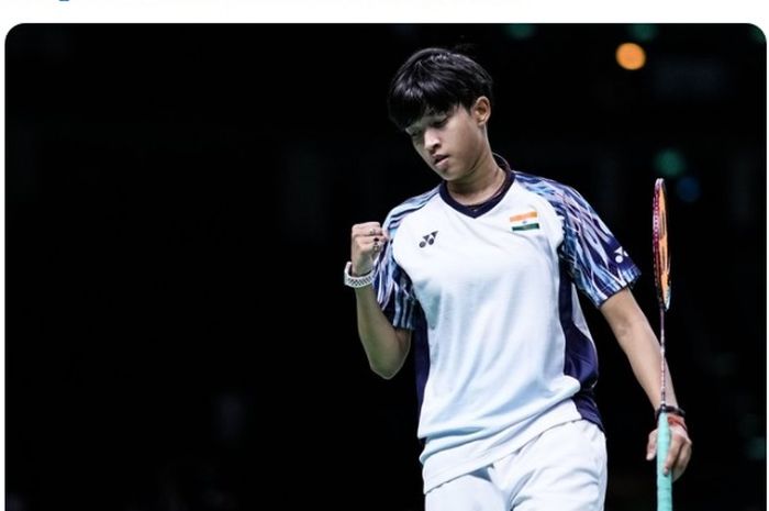 Salah satu dari dua tunggal putri India, Ashmita Chaliha yang menjadi mimpi buruk Jepang di Badminton Asia Team Championship 2024.
