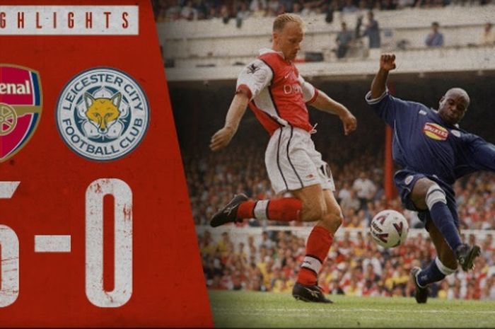 Dennis Bergkamp membuat 4 assist saat Arsenal mengalahkan Leicester City 5-0 di Liga Inggris pada 20 Februari 1999.