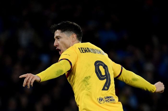 Striker Barcelona, Robert Lewandowsi, tidak takut dengan PSG dan sudah memikirkan laga semifinal setelah drawing Liga Champions.