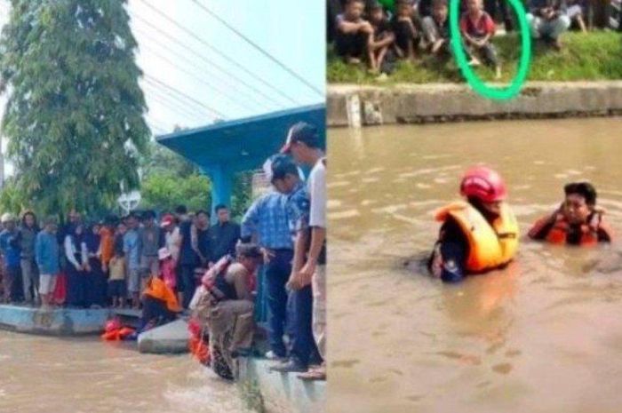 Kocak! Tim SAR Kena Prank saat Cari Bocah Tenggelam, Terduga Korban Malah Ikut Nonton dan Duduk Paling Depan