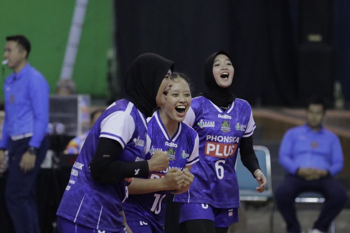 Petrokimia Volleyball Academy, menyapu bersih 3 pertandingan Seri Magetan Nusantara Cup 2024.
