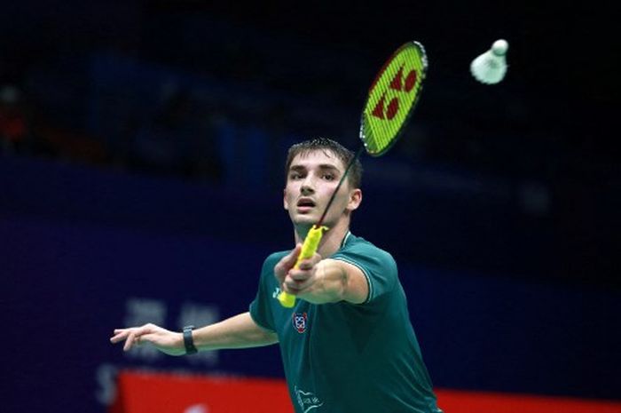 Pebulu tangkis tunggal putra Prancis, Christo Popov bangga lolos perempat final All England Open 2024