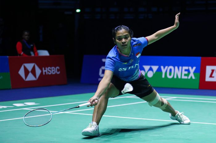 Pebulu tangkis tunggal putri Indonesia, Gregoria Mariska Tunjung, melaju ke final Swiss Open 2024
