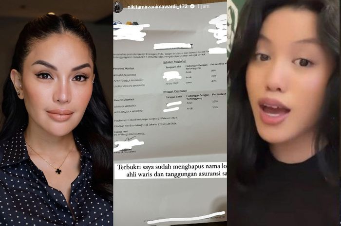 Nikita Mirzani larang Lolly ambil hak waris karena sudah tak ada namanya.