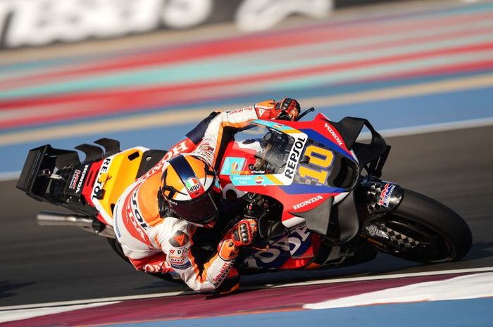 Adik Valentino Rossi, Luca Marini mengaku banyak belajar di MotoGP Qatar 2024.