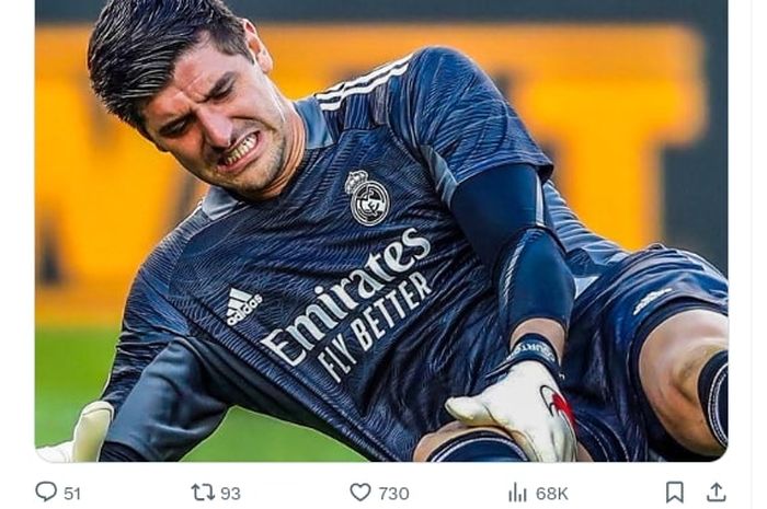 Kiper Real Madrid, Thibaut Courtois, harus menunda aksinya kembali lantaran mengalami cedera lutut baru yang bisa mengakibatkan musimnya berakhir.