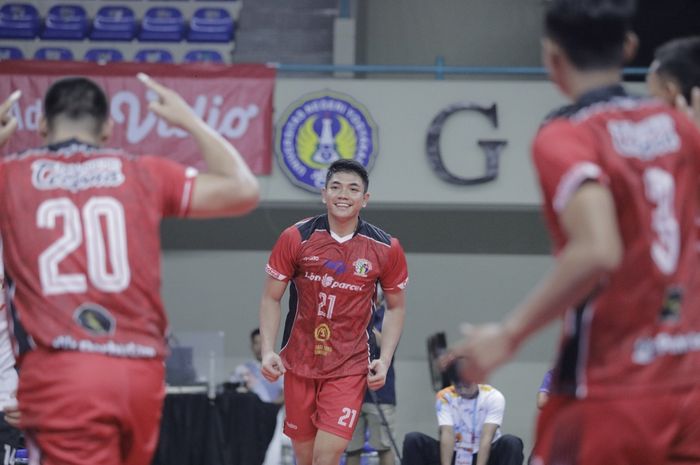 Tectona Bandung, keluar sebagai juara kategori putra turnamen bola voli persembahan Moji, Nusantara Cup 2024.
